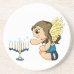 Porta-copos Anjo de Menorah<br><div class="desc">Trabalhos artísticos originais por Thedustyphoenix.</div>