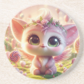 Porta-copos Anjo Rosa