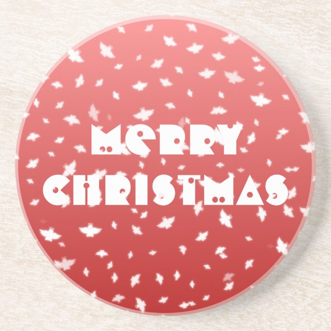 Porta-copos Anjos de Natal (Frente)