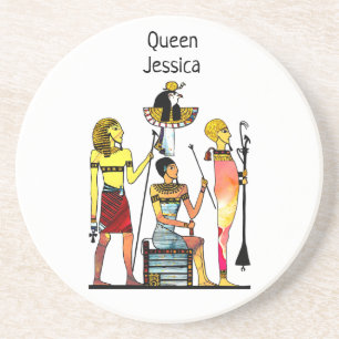 Porta-copos Antigo Egito Faraó Lavish Ormamentation