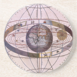 Porta-copos Antique Ptolemaic Solar System, Andreas Cellarius