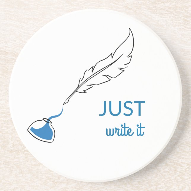 Porta-copos Apenas escreva (Frente)