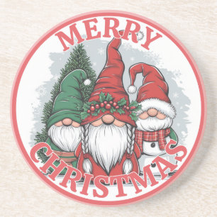 Porta-copos Apoio de Natal Gnomos