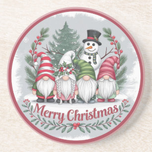 Porta-copos Apoios de Natal Gnomos