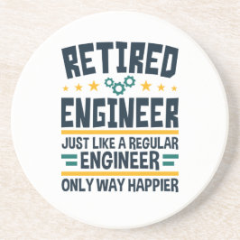 Porta-copos Aposentado Aposentado na Engenharia de Engenheiros