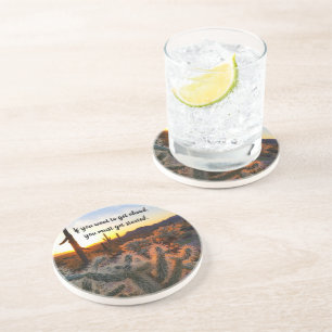 Porta-copos Arizona Desert Sunset Cactus Inspiration Say