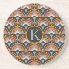 Porta-copos Art Deco Jazz Age Sunset Jukebox