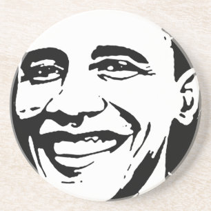 PORTA-COPOS ARTE DA TINTA DE BARACK OBAMA