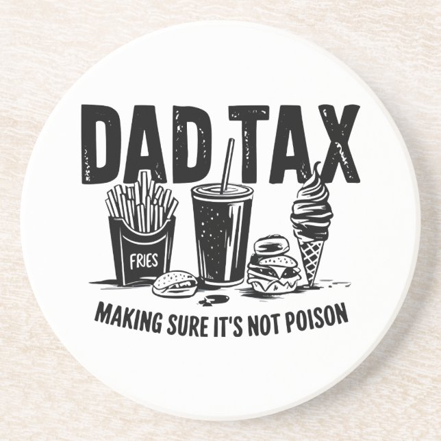 Porta-copos Arte De Invólucro Afetada Com Imposto Sobre O Pai  (Frente)