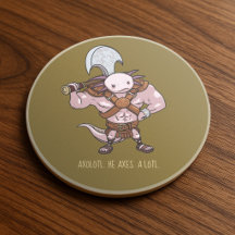 Arte de Machado de Batalha do Bárbaro Axolote