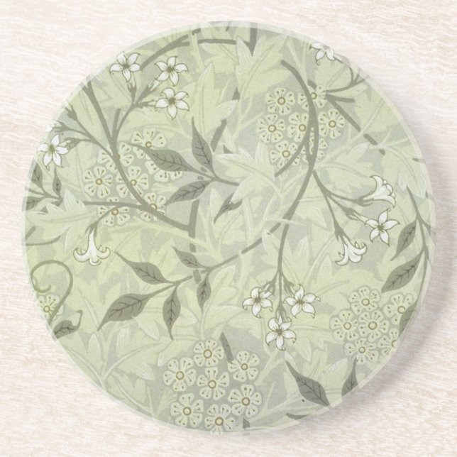 Porta-copos Arte de Papel de Parede Flor de Jasmim de William  (Frente)