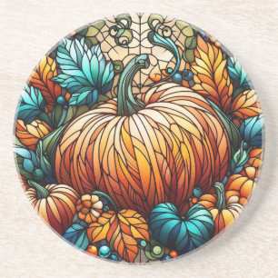 Porta-copos Arte De Pumpkin De Vidro Estreitado