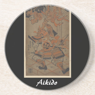 Porta-copos Arte marcial do japonês do Aikido