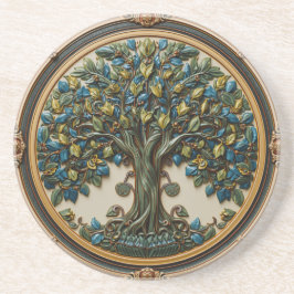 Porta-copos Árvore da vida de William Morris Vintage pré-rafae