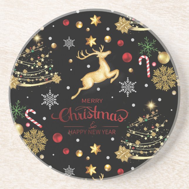 Porta-copos Árvore de Natal Red Merry (Frente)