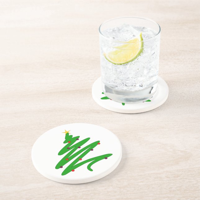 Porta-copos Árvore de Natal Verde (Lateral)