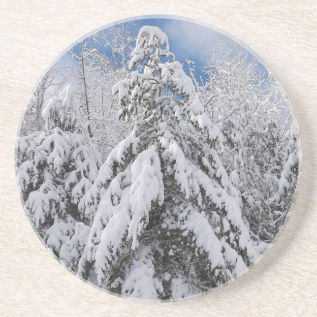 Porta-copos Árvores Neves (Frente)