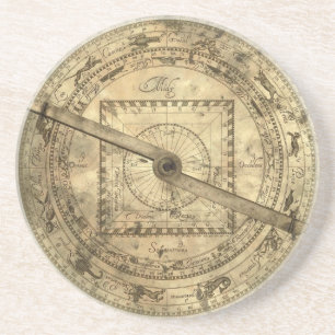 Porta-copos As antiguidade Coastrolabe de Plagogo