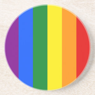 Porta-copos As cores do arco-íris