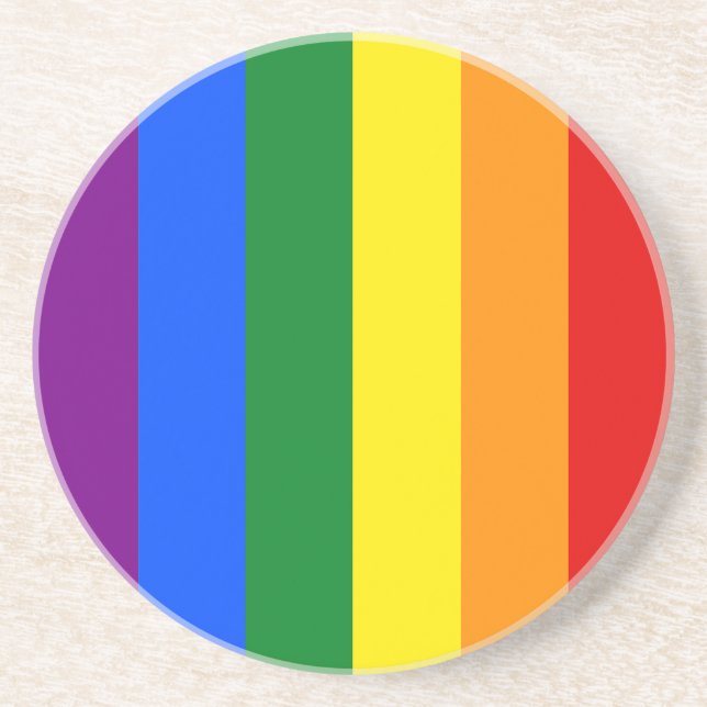 Porta-copos As cores do arco-íris (Frente)