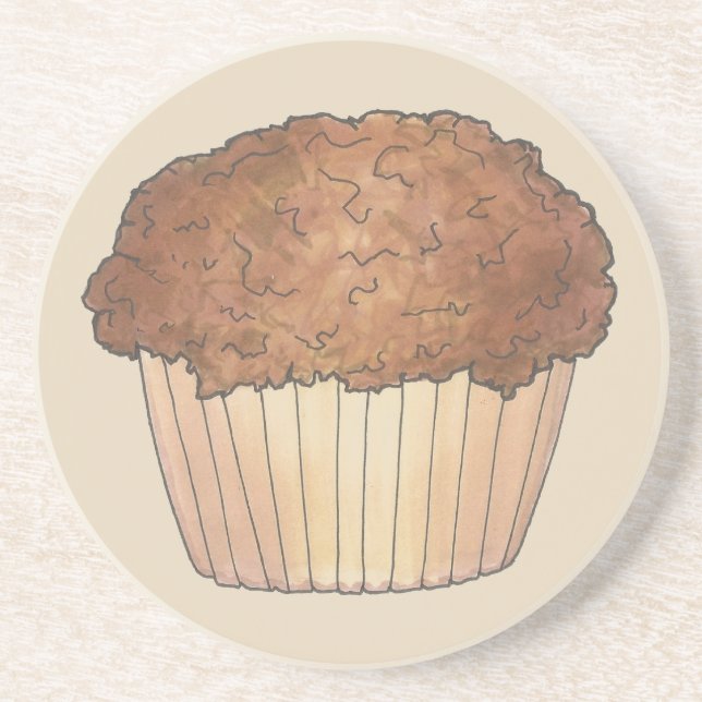 Porta-copos Assar de Muffin Fresco de Streusel Crumb Fresco (Frente)