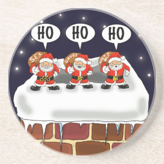 Porta copos "ataque das Mini-Santa" - por Kev