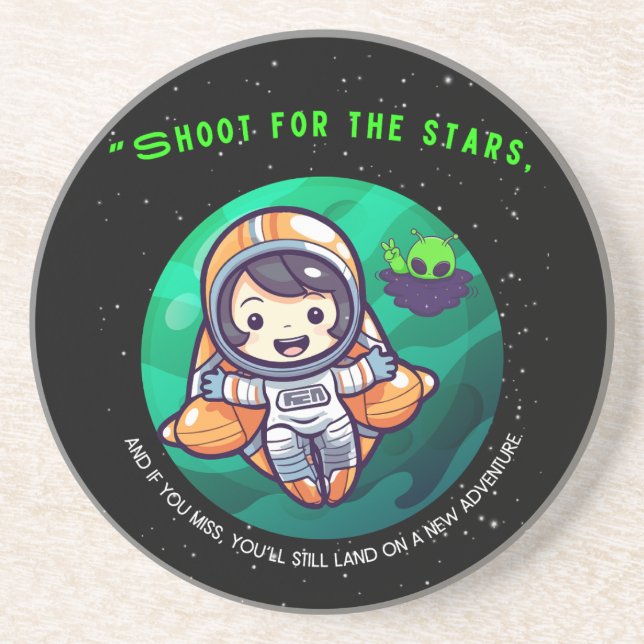 PORTA-COPOS ATIRADA PARA COMEÇAR, ASTRONAUT (Frente)