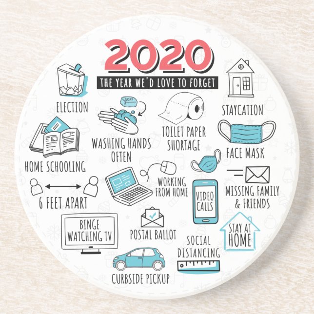 Porta-copos Atividades de Quarentena COVID 2020 (Frente)