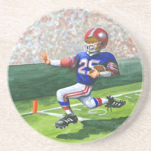 Porta-copos Atravessando a Linha de Meta para um Retoque (Frente)