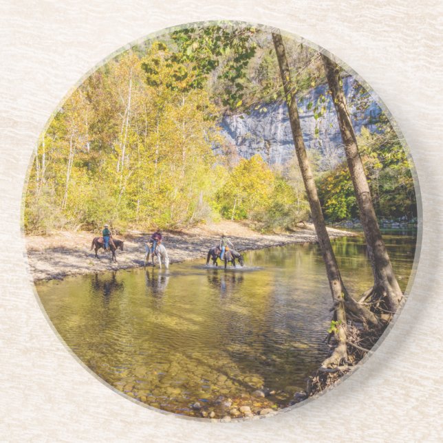 Porta-copos Atravessando O Rio Buffalo (Frente)