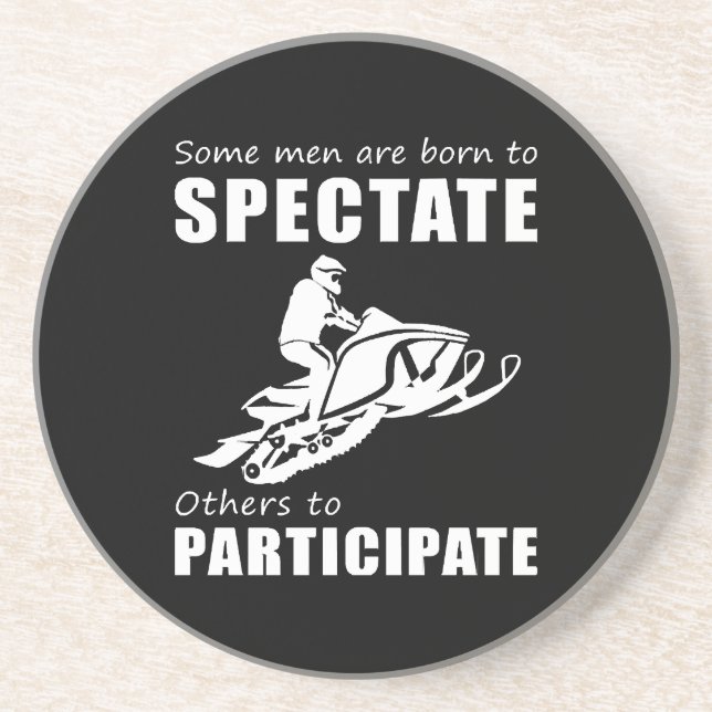 Porta-copos Aumente as barreiras - Engraçado e alguns homens s (Frente)