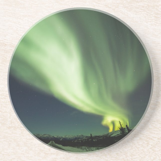 Porta-copos Aurora Borealis - Alasca (Frente)