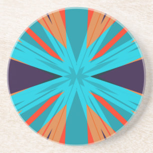 Porta-copos Autumn Russe Turquoise Laranja Purple Star