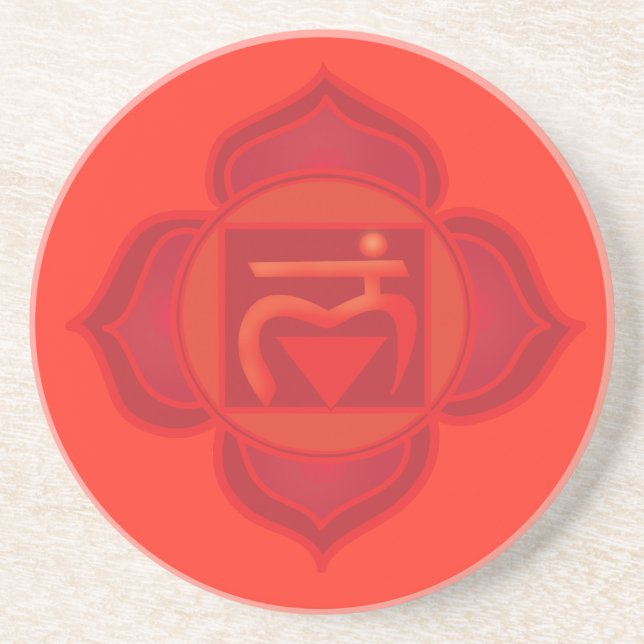 Porta-copos Averigador de Bebida Chakra TheRoot (Frente)