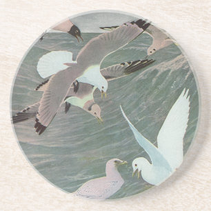 Porta-copos Aves Marinhas Vintage, Gaivotas Voando sobre o Oce