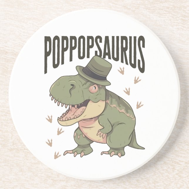 Porta-copos Avô Dinossauro Dia dos Pais Poppopsaurus (Frente)