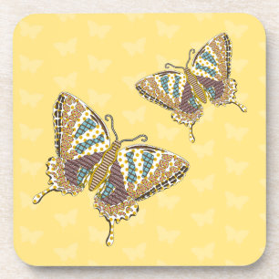 Porta copos Aztec Swallowtail Square