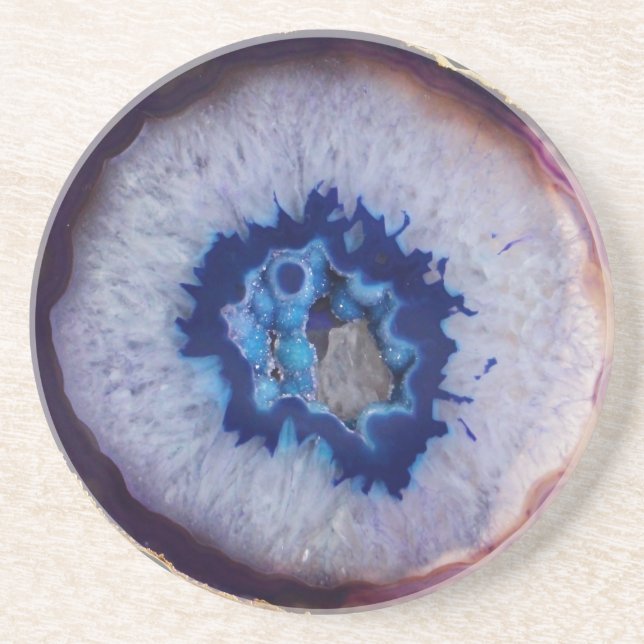 Porta copos azul & branca impressionante (Frente)