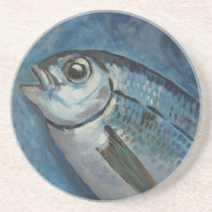 Porta copos azul dos peixes