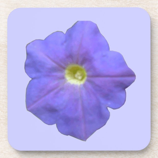 Porta copos azul Petunia Cork (Frente)