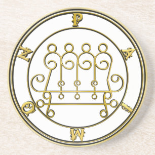 Porta-copos Azulejo Altar do Rei Paimon Goetia Sandstone