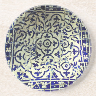 Porta-copos Azulejos de mosaico Barcelona de Guell do parque