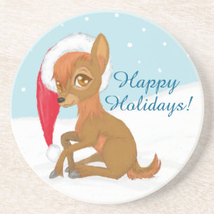 Porta-copos Baby Christmas Reindeer