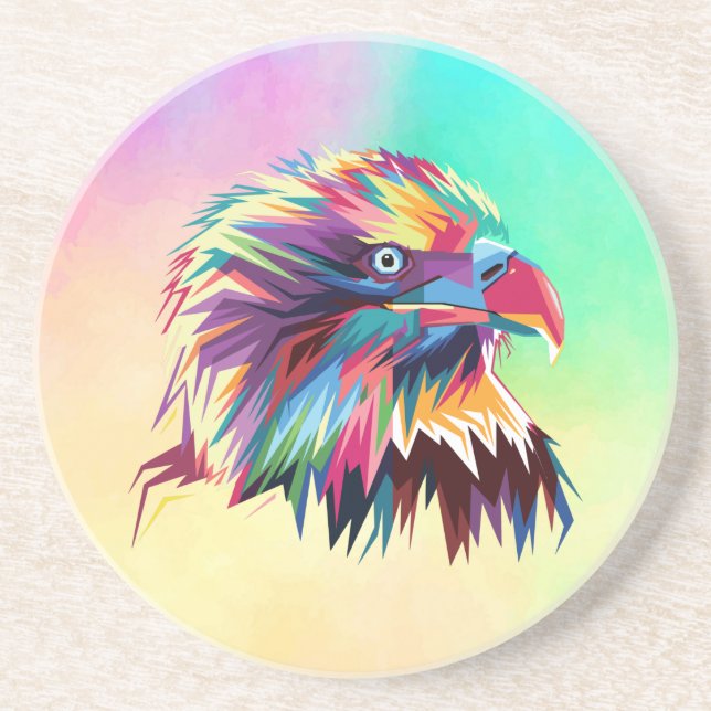 Porta-copos Bald Eagle - Design Geométrico Prismático - 80590 (Frente)