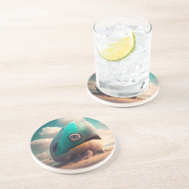 Porta-copos Baleia estranha (Lateral)