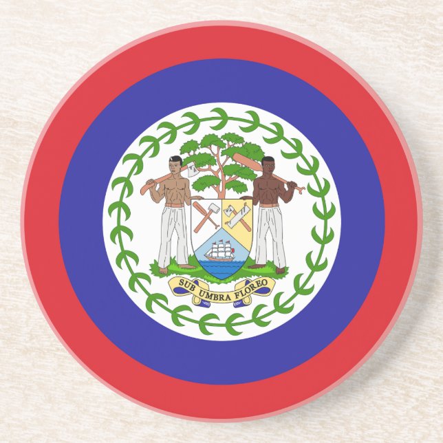 Porta-copos Bandeira Belizenha (Frente)