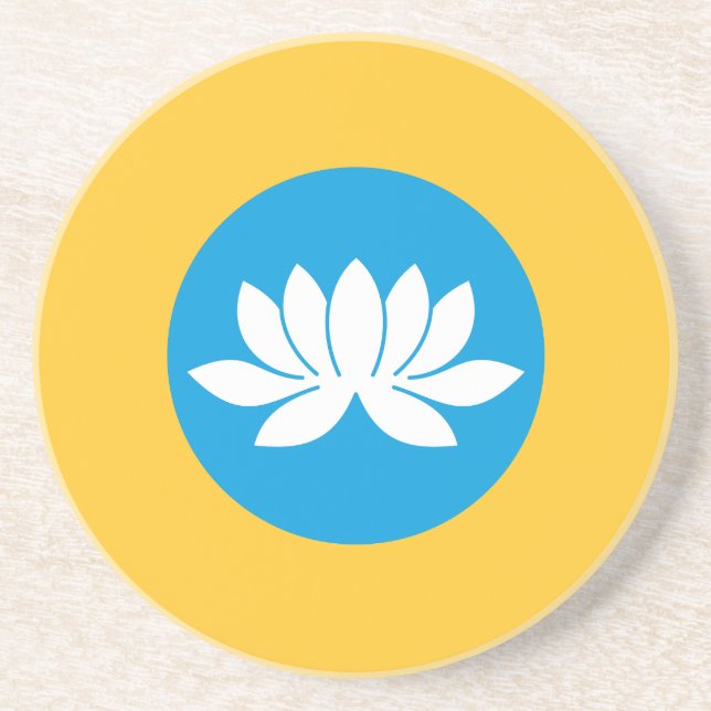 Porta-copos Bandeira da Calmúquia (Frente)