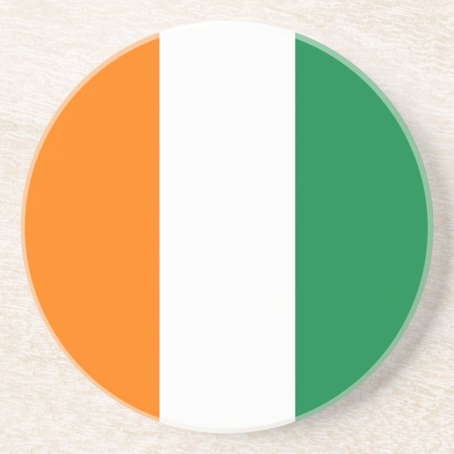 Porta-copos Bandeira da Costa do Marfim (Frente)