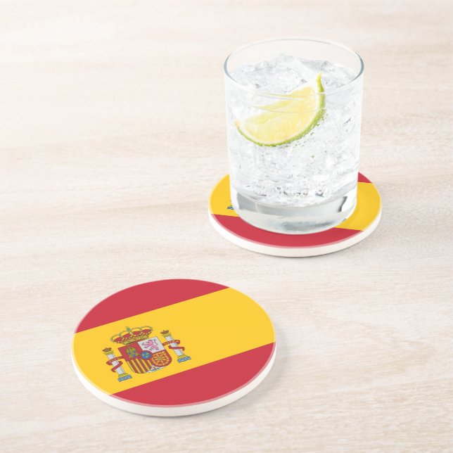 Porta-copos Bandeira da Espanha (Lateral)