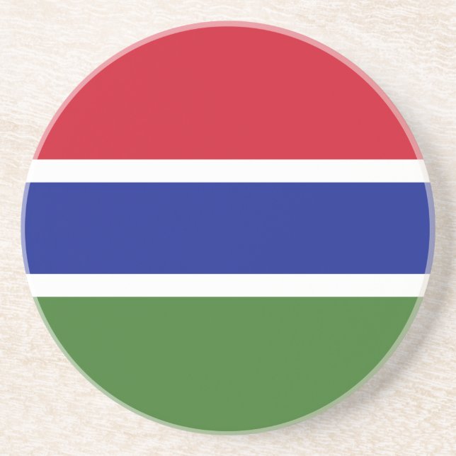 Porta-copos Bandeira da Gâmbia (Frente)